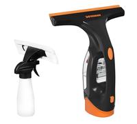 DOVAMAN WC01A Lavavetri Elettrico, 30 Min Autonomia, Bocchetta 280mm, Spruzzino con 2 Panni Microfibra, Serbatoio 150ml, 150m² per Carica, 700g Lava Vetri Finestre Elettrico