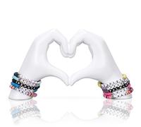 DOVDOV Statua decorativa a forma di cuore, decorazione per la casa, scultura decorativa a forma di cuore per la decorazione del tavolino da salotto, camera da letto, libreria, ufficio.