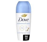 Dove Advanced Care Anti Transpirant Roll-On - Deodorante in cotone e minerali marini, con 72 ore di protezione da umidità delle ascelle e odori corporei, 50 ml