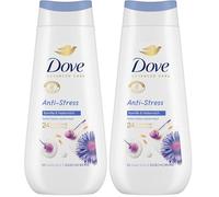 Dove Advanced Care - Crema doccia anti-stress con 24 ore Renewing MicroMoisture lenisce la pelle secca e stressata, 225 ml (Confezione da 2)