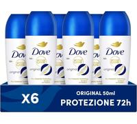 Dove Advanced Care Original, Deodorante Uomo e Donna Antitraspirante Roll On, Fo