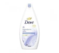 Dove Bagnodoccia Talco, Formula con Idratante Dermo-Naturale, con 1/4 di Crema Idratante, Dermatologicamente Testato, Bagnoschiuma Uomo e Donna, 100% Bottiglia Riciclata* 450 ml