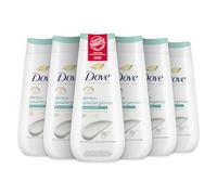 Dove Bagnoschiuma Dermo-Ipoallergenico, Bagnodoccia Idratante, Formula Delicata sul Microbioma della Pelle, Agenti Idratanti Vegetali, Senza Solfati SLES, Bagnodoccia Uomo e Donna, 6 Pezzi da 225ml
