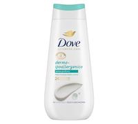 Dove Bagnoschiuma Dermo-Ipoallergenico, Bagnodoccia Idratante, Formula Delicata sul Microbioma della Pelle, Agenti Idratanti Vegetali, Senza Solfati SLES, Bagnodoccia Uomo e Donna, 225ml