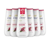 Dove Bagnoschiuma Rivitalizzante, Bagnodoccia Idratante, Formula Delicata sul Microbioma della Pelle, con Agenti Idratanti Vegetali, Senza Solfati SLES, Bagnodoccia Uomo e Donna, 6 Pezzi da 225 ml