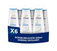 Dove Bagnoschiuma Scrub Delicato Bagnodoccia Idratante Formula Delicata sul