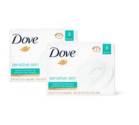 Dove Bar Soap, Sensitive Skin Unscented, 4 oz., 8 bar (confezione da 2)