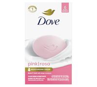 Dove Beauty Bar, Pink, 6 Count