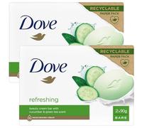 Dove Beauty Cream Bar Cetriolo E Tè Verde Saponetta Solida Rinfrescante 2X90 Gr 2 Unità