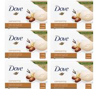 Dove Beauty Cream Bar Coccole Saponetta Solida Idratante Alla Vaniglia E Burro Di Karitè 2X90 Gr 6 Unità