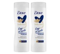 Dove Body Love Abbraccio Profondo Crema Corpo Idratante E Nutriente per Pelli Secche Idratazione Profonda per 48h - 2 Flaconi da 400ml