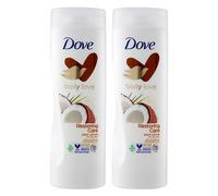 Dove Body Love Restoring Care Crema Corpo Idratante e Nutriente per Pelli Secche con Olio di Cocco e Latte di Mandorla Nutrimento Profondo - 2 Flaconi da 400ml