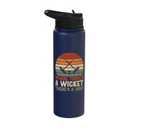 Dove c'è un wicket C'è un modo Croquet Stainless Steel Insulated Water Bottle