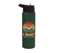 Dove c'è un wicket C'è un modo Croquet Stainless Steel Insulated Water Bottle