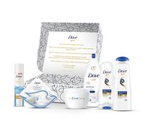 Dove Confezione Regalo Bellezza Corpo E Capelli: 1 Shampoo 225ml, 1 Balsamo 180ml, 1 Bagnodoccia 250ml, 1 Deodorante Advanced Control 100ml, 1 Crema Corpo 300ml, 1 Maschera Viso Idratante 27ml