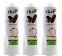 Dove Corpo Lozione Rigenerante Cura 6 X 400ml pelle Secca Kokos-Mandelduft