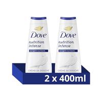 DOVE - Crema doccia Advanced Care Nutrition intensa - Delicata sulla pelle - Dermatologicamente testato - Sensazione di pelle morbida per 24 ore (confezione da 2 x 400 ml)