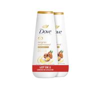 DOVE - Crema doccia Advanced Care Surgras nutriente - Olio di Argan - Dermatologicamente testato - Sensazione di pelle morbida per 24 ore (confezione da 2 x 400 ml)