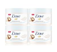 Dove - Crema Doccia Peeling Macadamia e Latte di Riso, Confezione da 4 x 225 ml - 900 ml