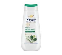 Dove Bagnoschiuma Fresca Idratazione, Bagnodoccia Idratante, Formula Delicata sul Microbioma della Pelle, con Agenti Idratanti Vegetali, Senza Solfati SLES, Bagnodoccia Uomo e Donna, 225 ml