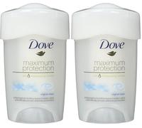 Dove Deodorante Crema Maximum Protection, 1 x 45 ml ciascuno, Fresh Scent, Dermatologicamente Testato, Antitraspirante per Ascelle, Protezione per 48 ore, Per Pelli Sensibili (Confezione da 2)