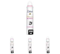 DOVE - Deodorante da donna Zinc Protect - Spray - 0% alcool - Invisible Care - 72 ore di protezione anti-odore - 200 ml (Confezione da 4)