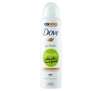 Dove, Deodorante Go Fresh Cetriolo e Tè Verde Spray, Deodorante Antitraspirante, con 1/4 Crema Idratante, Protezione Fino a 48 Ore, con Olio Nutriente, Deodorante Uomo e Donna, 150 ml
