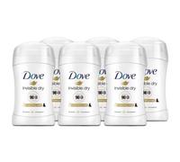 Dove, Deodorante Invisible Dry Stick, Deodorante Antitraspirante in Stick, con 1/4 Crema Idratante, Zero Macchie, Protezione Fino a 48 Ore, con Olio Nutriente, Deodorante Uomo e Donna, 6 Pezzi da 40ml