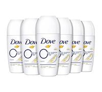 Dove, Deodorante Roll On Antitraspirante 0% Sali Original, Formula Senza Alcol e Sali di Alluminio, Protezione Fino a 48 Ore, Unisex, 6 Pezzi da 50ml