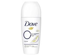 Dove Deodorante Roll-On originale 0% deodorante senza sali di alluminio, con crema nutriente 1/4 e protezione per 48 ore, 50 ml, 6 pezzi