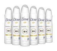 Dove, Deodorante Spray Invisible Dry, con Crema Idratante e Oli Naturali, Antitraspirante, Senza Alcool, Zero Macchie, Pelle Asciutta Fino a 48 Ore, Deodorante Uomo e Donna, 6 Pezzi da 150 ml