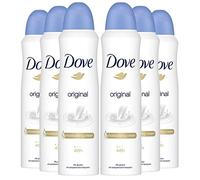 Dove Deodorante spray originale, confezione da 6 (6 x 150 ml)