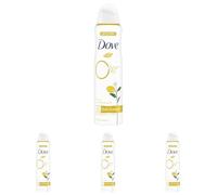 Dove Deodorante spray per agrumi e pesca, deodorante con complesso di zinco nutriente e 0% sali di alluminio, 150 ml, 1 pezzo (Confezione da 4)
