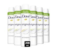 Dove Deodorante Spray SemiCompresso Antitraspirante Originale 6 X 200 ml