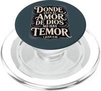 Dove dimora l'amore di Dio 1 Giovanni 4:18 Inspirational PopSockets PopGrip per MagSafe