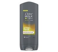 Dove, Doccia Dove Men+Care Sports Active Fresh, Bagnoschiuma Uomo 3 in 1 Idratante Corpo, Viso e Capelli, con Tecnologia MicroMoisture, Dona 24 Ore di Idratazione, 400 ml