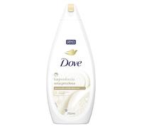 Dove Docciaschiuma Seta Preziosa, Formula con Idratante Dermo-Naturale, con 1/4 di Crema Idratante, Dermatologicamente Testato, Bagnoschiuma Uomo e Donna, 100% Bottiglia Riciclata 750 ml