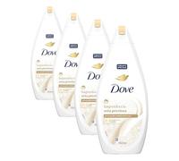 Dove Docciaschiuma Seta Preziosa, Formula con Idratante Dermo-Naturale, con 1/4 di Crema Idratante, Dermatologicamente Testato, Bagnoschiuma Uomo e Donna, 100% Bottiglia Riciclata 750 ml