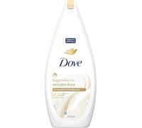 Dove Docciaschiuma Seta Preziosa, Uomo e Donna, 750ml, 1 pezzo | Bagnoschiuma con Idratante Dermo-Naturale, con 1/4 di Crema Idratante, Dermatologicamente Testato