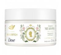 Dove Scrub Corpo Bridgerton Love & Meadows, Limited Edition, con Detergenti a Base Vegetale e ¼ di Crema Idratante, Note di Bergamotto e Fiori di Campo, Senza Solfati, 225 ml