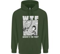 Dove È Il Pesce WTF Divertente Felpa Da Pescatore Per Bambini