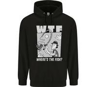 Dove È Il Pesce WTF Divertente Felpa Da Pescatore Per Bambini