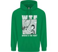 Dove È Il Pesce WTF Divertente Felpa Da Pescatore Per Bambini