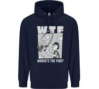 Dove È Il Pesce WTF Divertente Felpa Da Pescatore Per Bambini