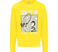 Dove È Il Pesce WTF Maglione Divertente Da Pescatore Per Bambini