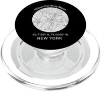 Dove è iniziata la nostra storia - New York City Map Design PopSockets PopGrip per MagSafe