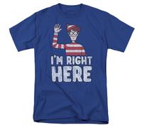 Dove È Waldo? Sono Qui Maglietta Licenziata Per Adulti