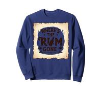 Dov'è finito Il Rum: Festa Tropicale sulla Spiaggia Felpa, Unisex per Adulti, Navy, L