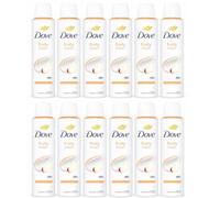 Dove Fruit Fresh Deodorante Spray Anti-Traspirante 48H, Senza Alcool, con Crema Idratante, Fragranza Fruttata, 150 ml (12 Pezzi)