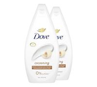 DOVE Gel doccia Essentiel Cocooning 0% solfato 2x450 ml | Pulisce delicatamente per una pelle istantaneamente morbida e liscia, senza agenti schiumogeni solfati